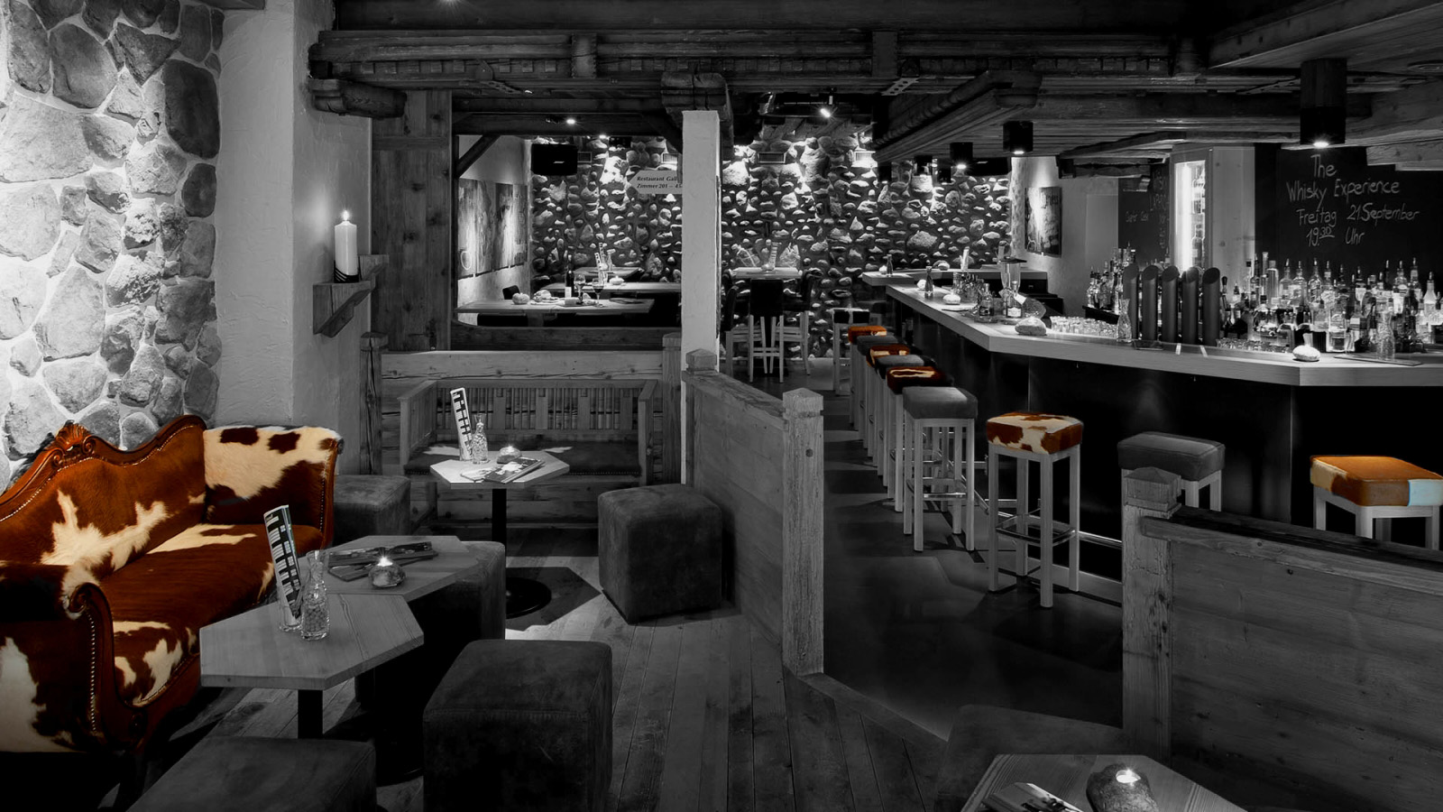 Restaurant in the Eiger Selfness Hotel