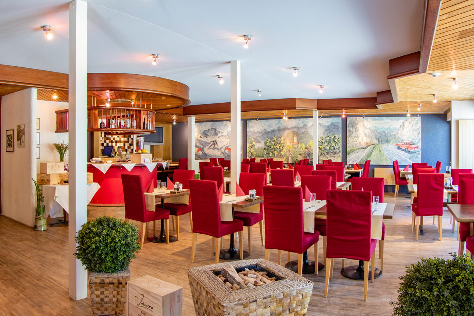 Restaurant in the Hotel Silberhorn